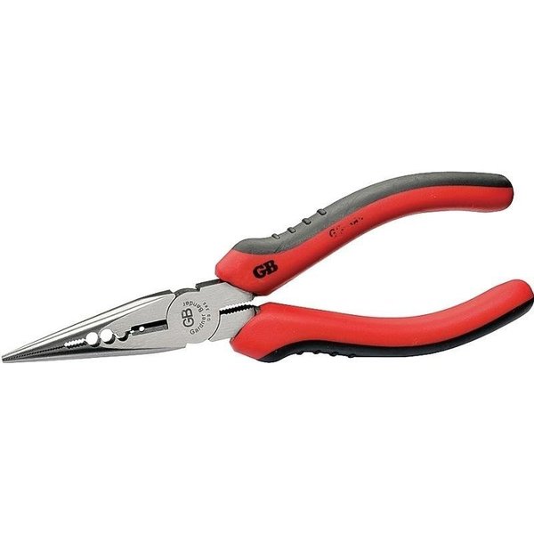 T-Rex GB Plier, 634 in OAL, 112 in Cutting Capacity, Red Handle, Cushioned Handle, 14 in W Tip GS-385